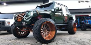  Jeep Wrangler with Fuel Forged Wheels FF35